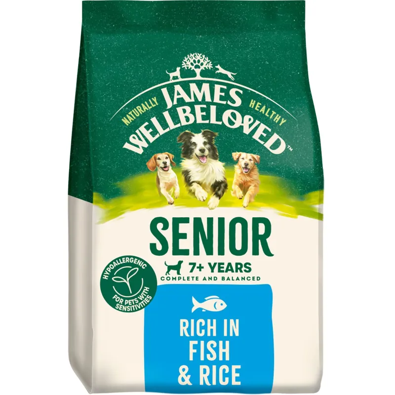 James Wellbeloved Senior Dog Fish and Rice 15kg