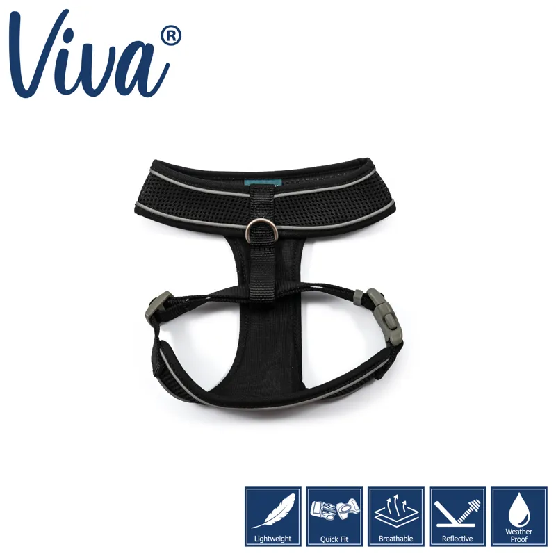 Ancol Viva Comfort Mesh Harness Black-1