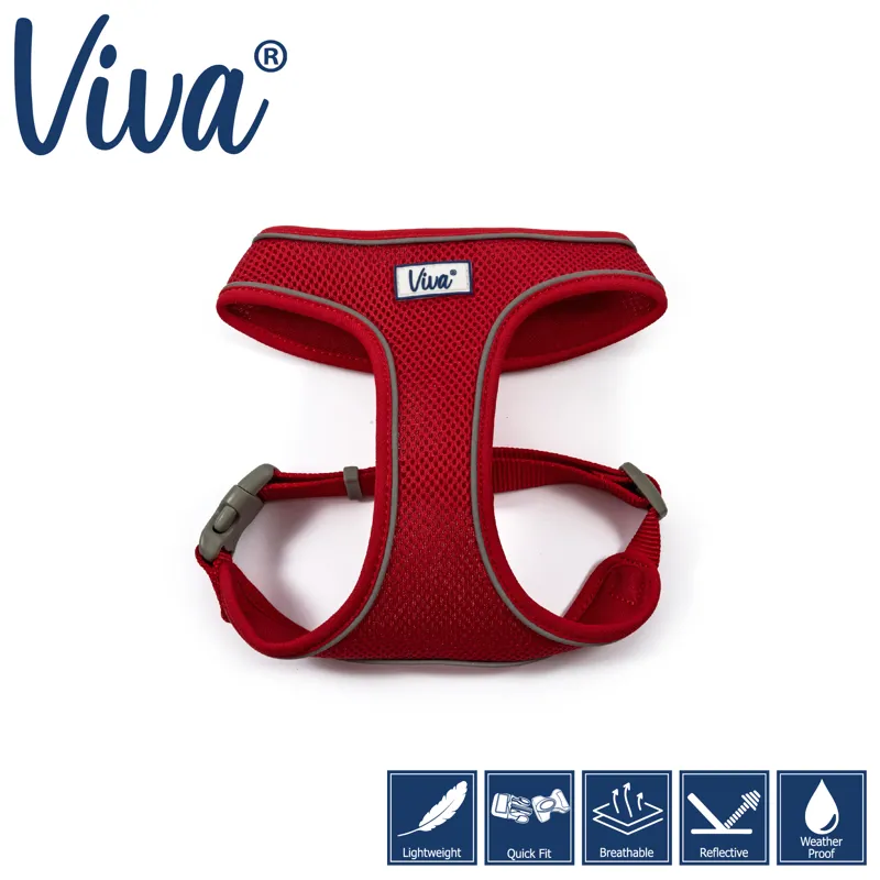 Ancol Viva Comfort Mesh Harness Red