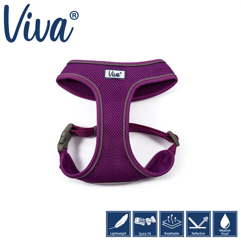 Ancol Via Comfort Mesh Harness Purple