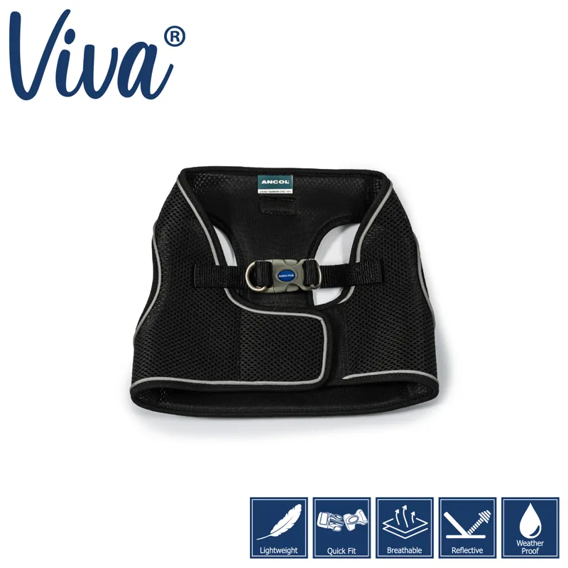 Ancol Viva Step-In Comfort Harness Black-1