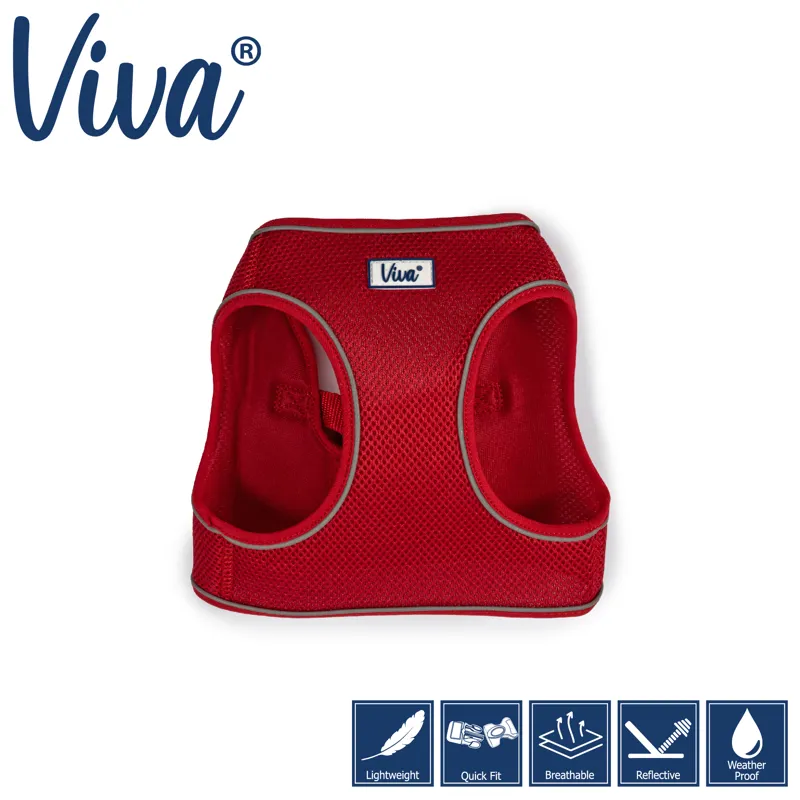 Ancol Viva Step-In Comfort Harness Red
