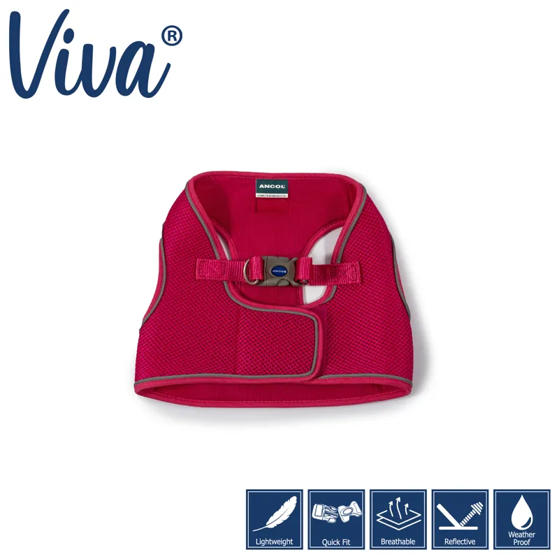 Ancol Viva Step-In Comfort Harness Pink-1
