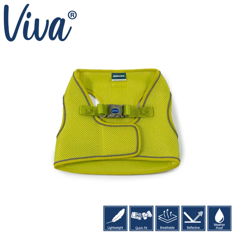 Ancol Viva Step-In Comfort Harness Lime-1