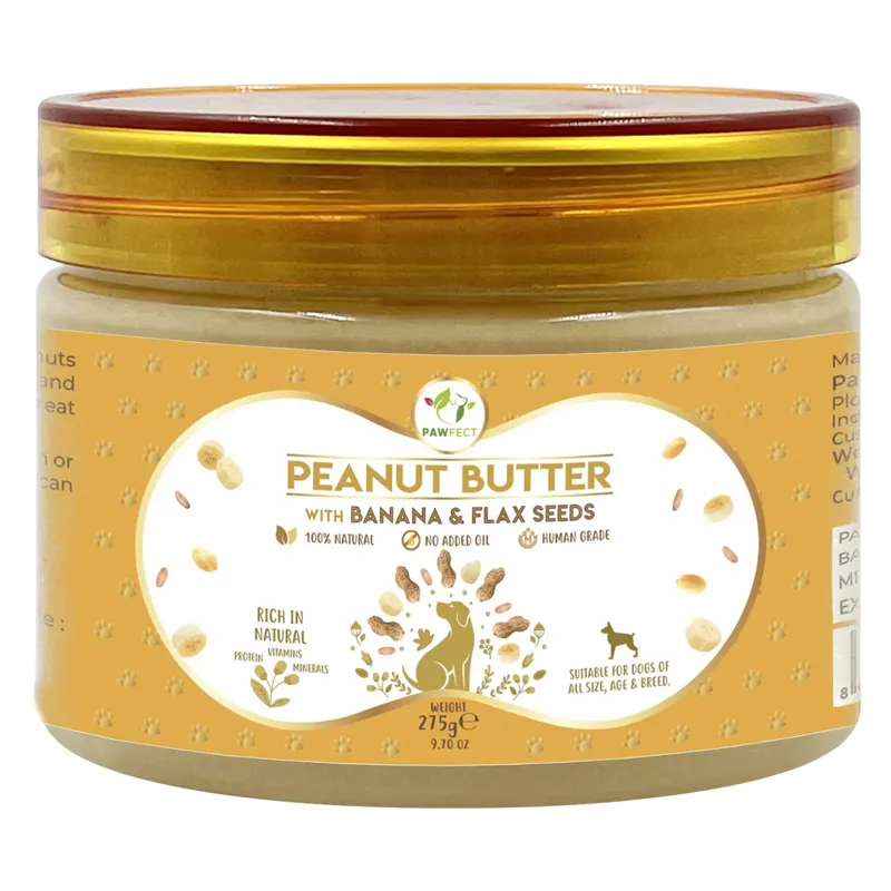 Pawfect Peanut Butter with Banana and Flaxseeds 275g