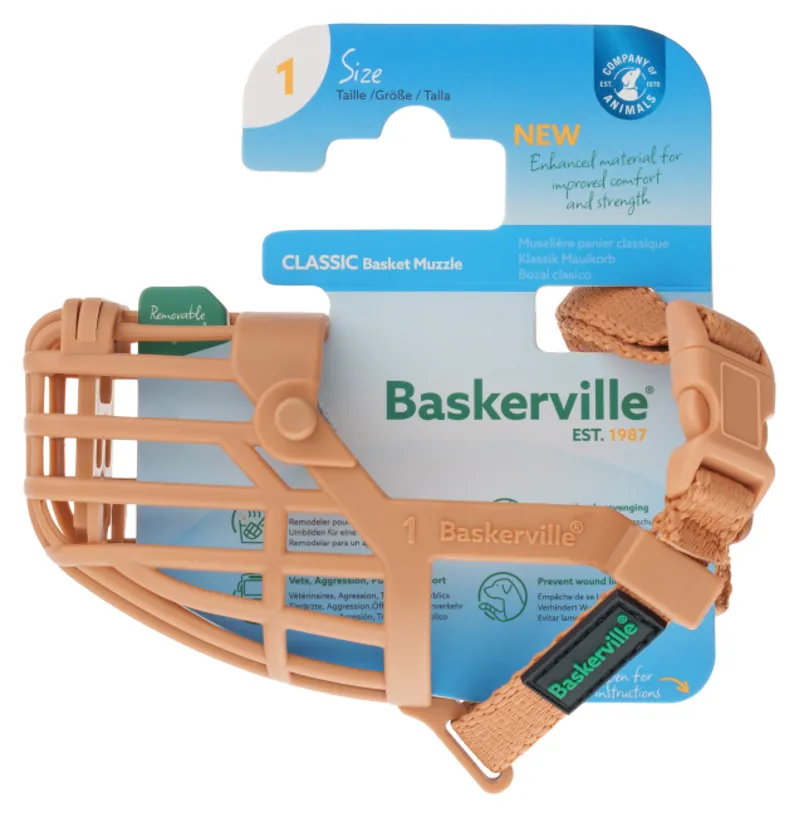 Baskerville Classic Basket Muzzle Size 1