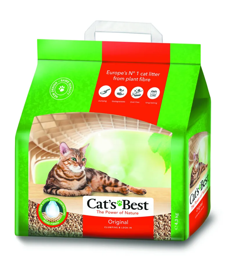 Cat's Best Original Wood Granule Cat Litter-1