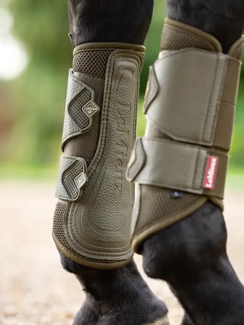 LeMieux Arika Mesh Brushing Boots Alpine-1