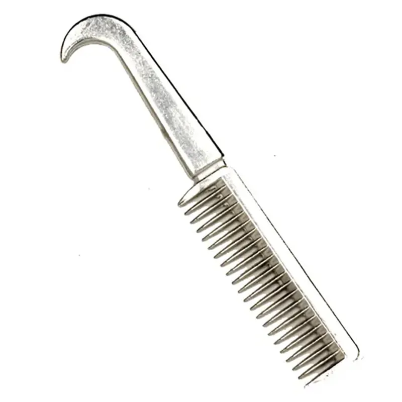 Equisential Aluminium Hoof Pick/Pulling Comb