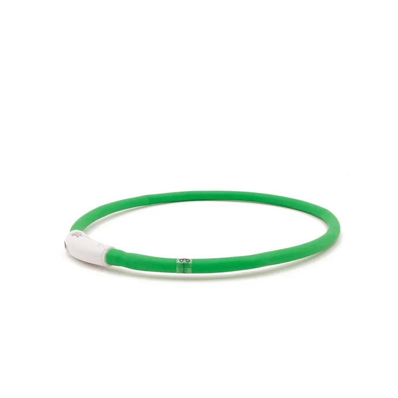 Great and Small Glow LED Rechargeable Collar Green