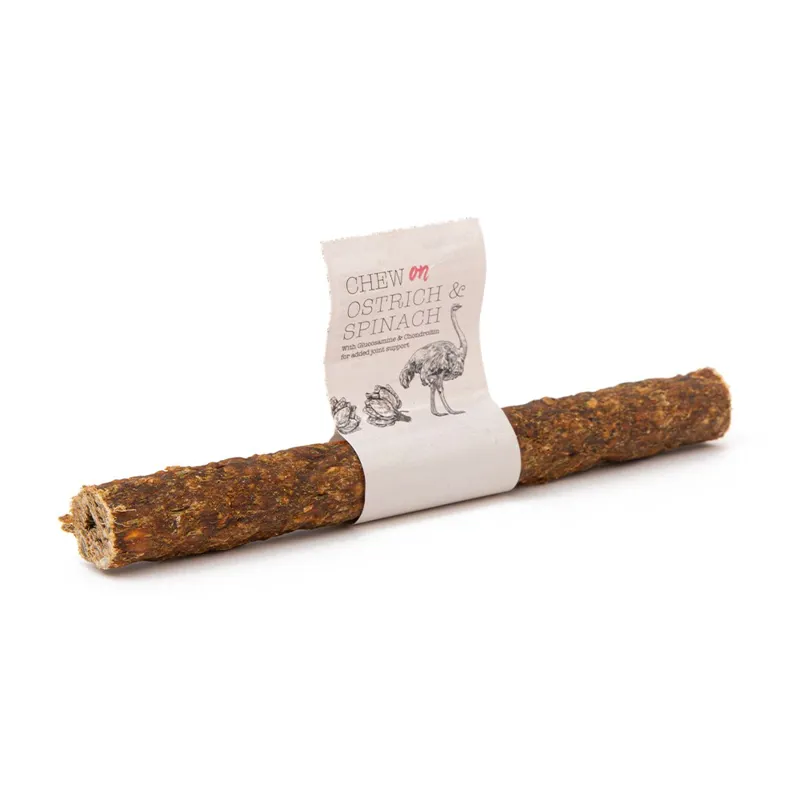 Chew On Ostrich and Spinach Stick Chew