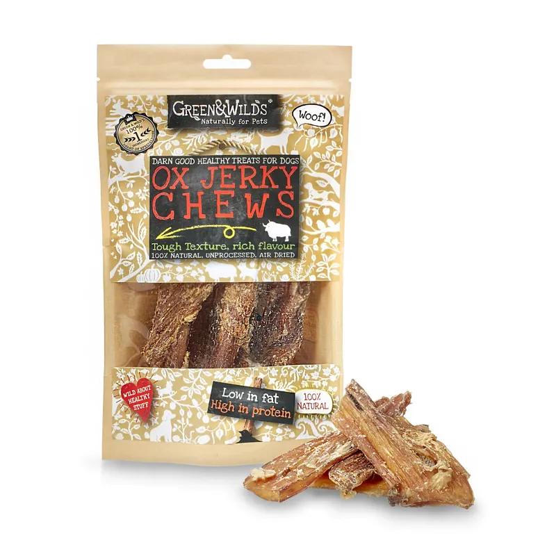 Green and Wilds Ox Jerky Chews 150g