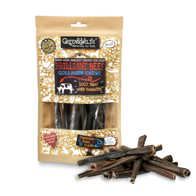 Green and Wilds Brilliant Beef Collagen Chews 100g