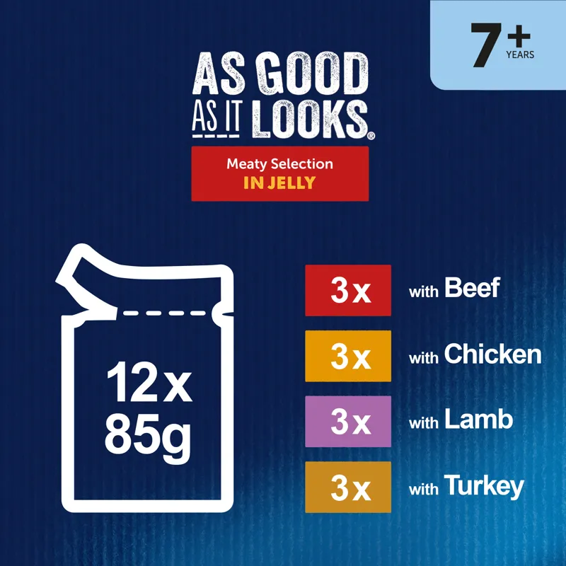 Felix AGAIL Senior Mixed Meaty 12 Pack-2