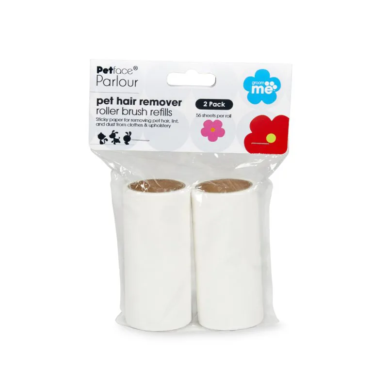 Petface Parlour Pet Hair Remover Roller Refills 2pack