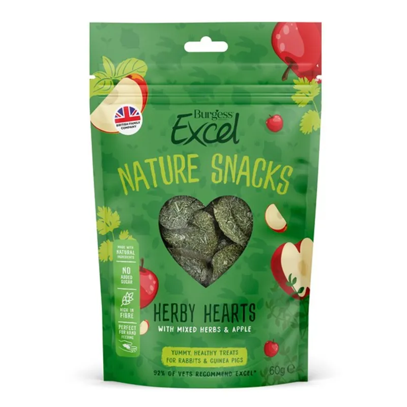 Burgess Excel Herby Hearts 60g