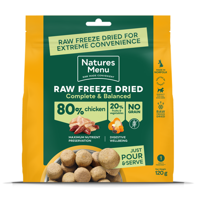 Natures Menu Freeze Dried 80/20 Chicken