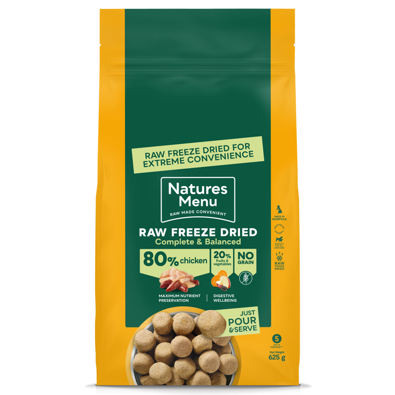 Natures Menu Complete Freeze Dried Chicken 625g