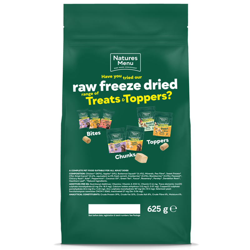 Natures Menu Complete Freeze Dried Chicken 625g-1