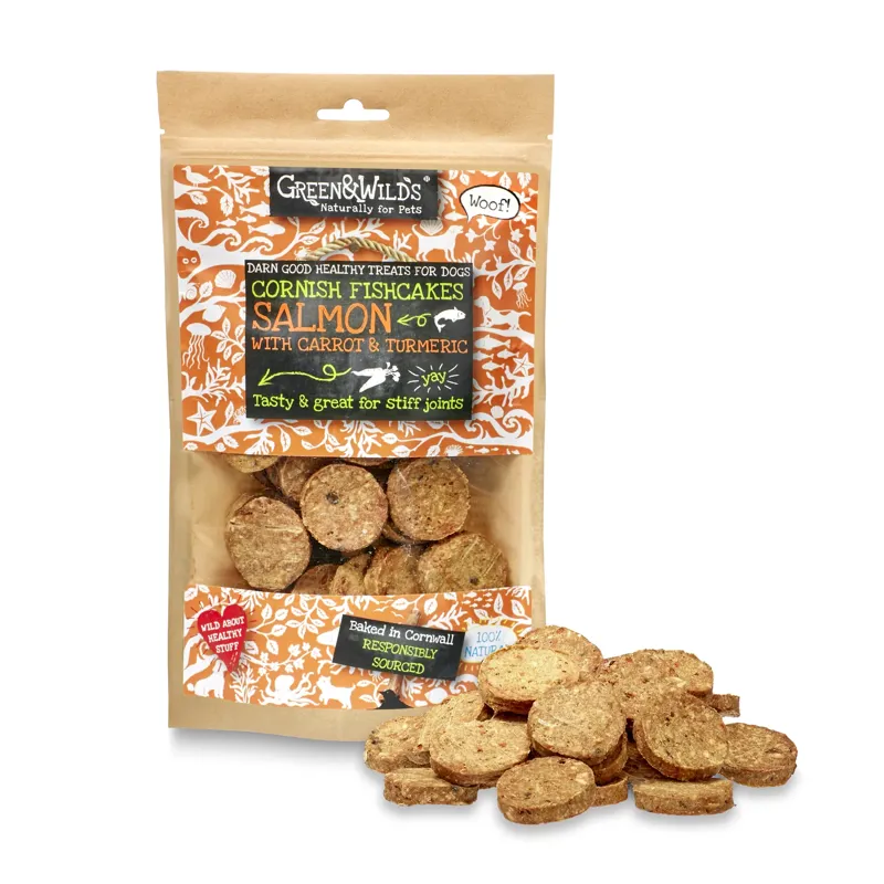 Green and Wilds Cornish Fishcakes Salmon With Carrots and Turmeric 150g