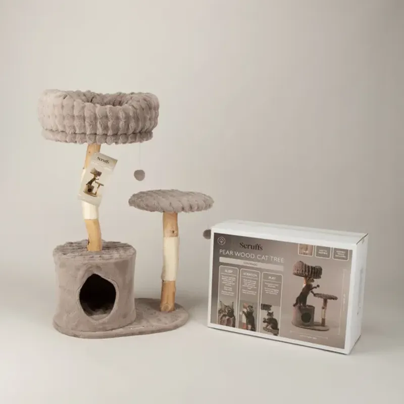 Scruffs Colorado Cat Scratching Tree Taupe
