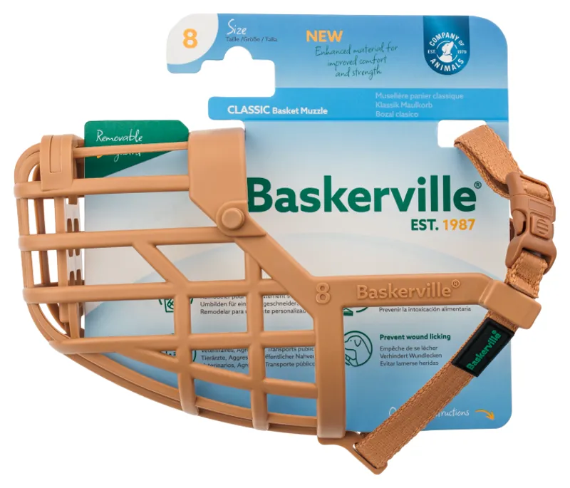 Baskerville Classic Basket Muzzle Size 8 