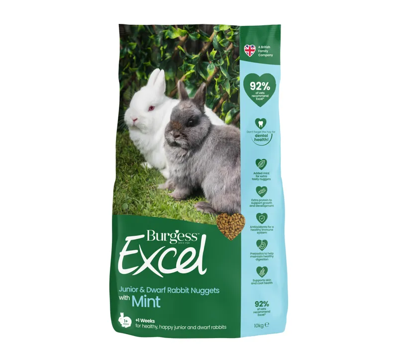 Burgess Excel Junior and Dwarf Rabbit Nuggets-1