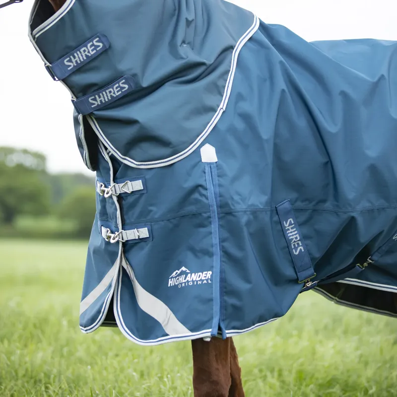 Highlander Original 50g Turnout Rug and Neck Set OCEAN-1