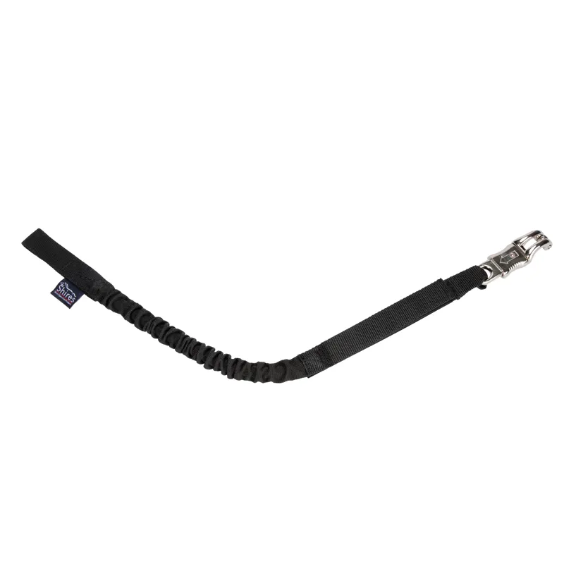 Shires Bungee Breakaway Trailer Tie in Black