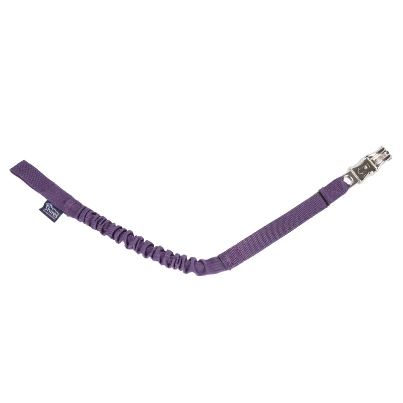 Shires Bungee Breakaway Trailer Tie in Purple