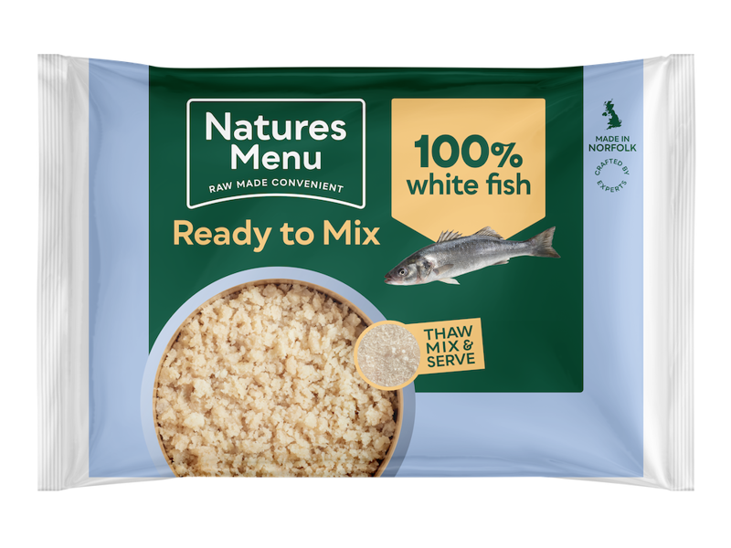 Natures Menu Just White Fish Mince 400g
