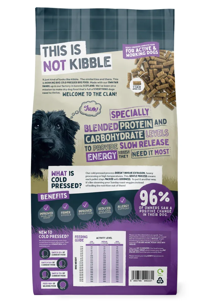 Wilsons Working Cold Pressed Pork 15kg-1