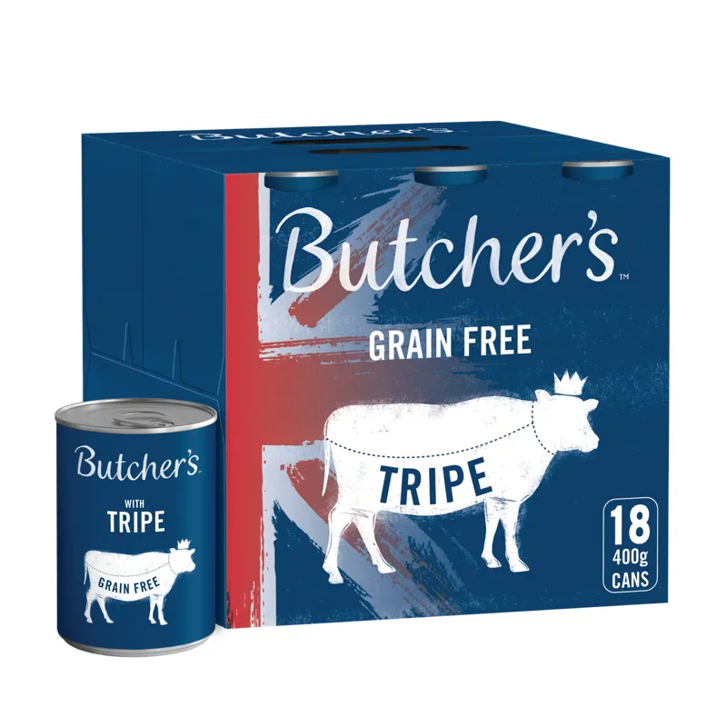 Butcher's Tripe Dog Food Cans 18x400g