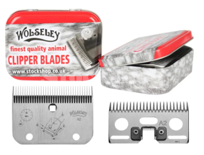 Wolseley A2 Clipper Blades Tinned