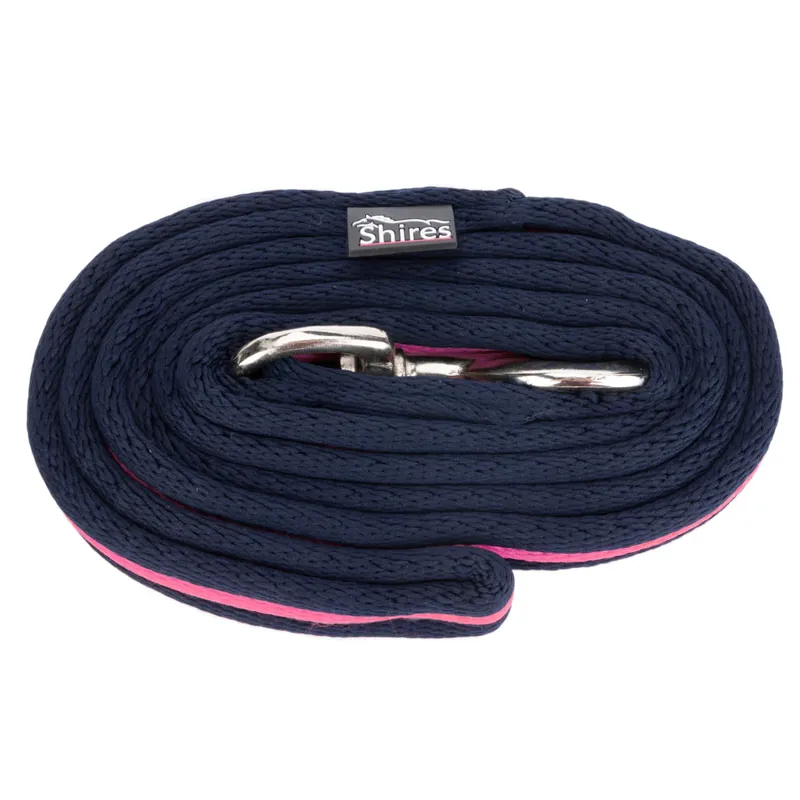Cushion Web Lead Rein NAVY/PINK 1.8 metres
