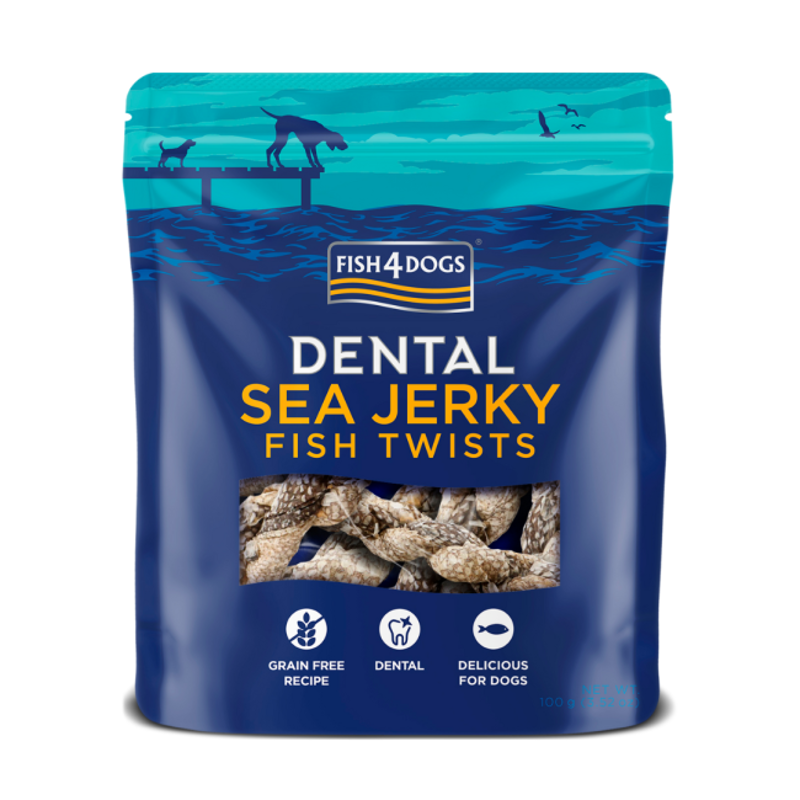Fish4Dogs Dental Sea Jerky Fish Twists-1