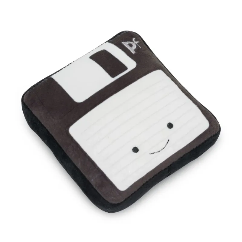 Petface Retro Floppy Disk Plush Dog Toy-1