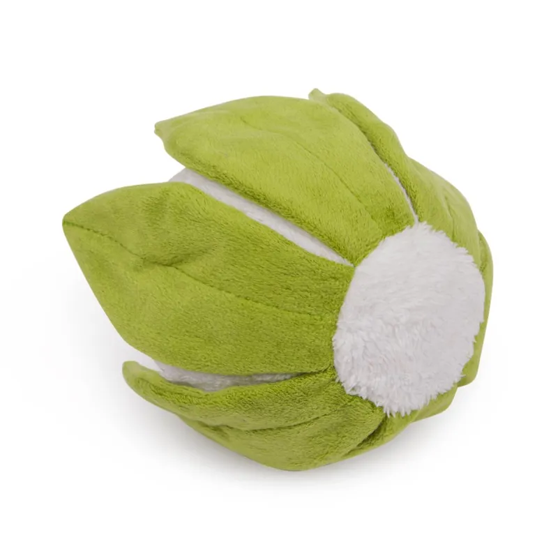 Petface Greenfingers Fluffy Callie Cauliflower Plush Dog Toy-5