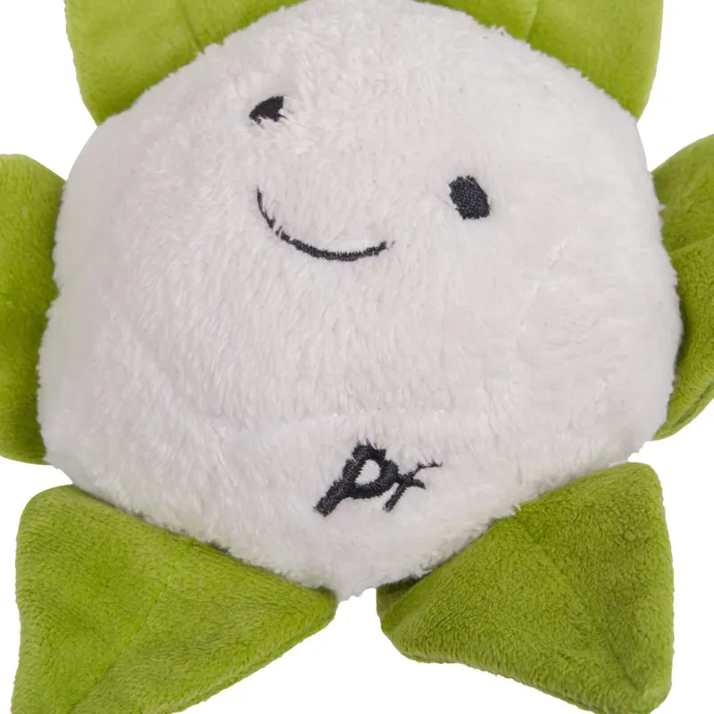 Petface Greenfingers Fluffy Callie Cauliflower Plush Dog Toy-4