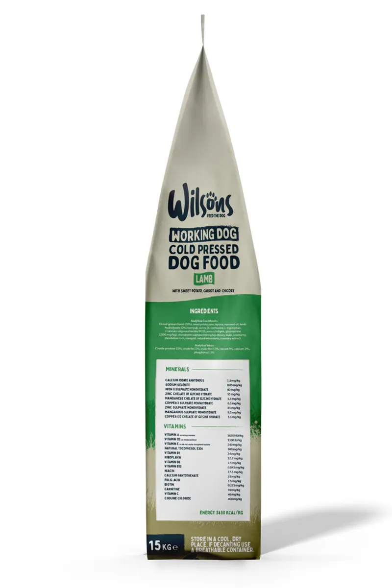 Wilsons Working Cold Pressed Lamb 15kg-3