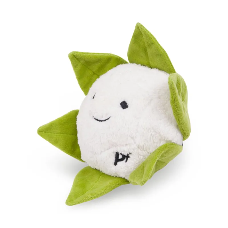 Petface Greenfingers Fluffy Callie Cauliflower Plush Dog Toy-1