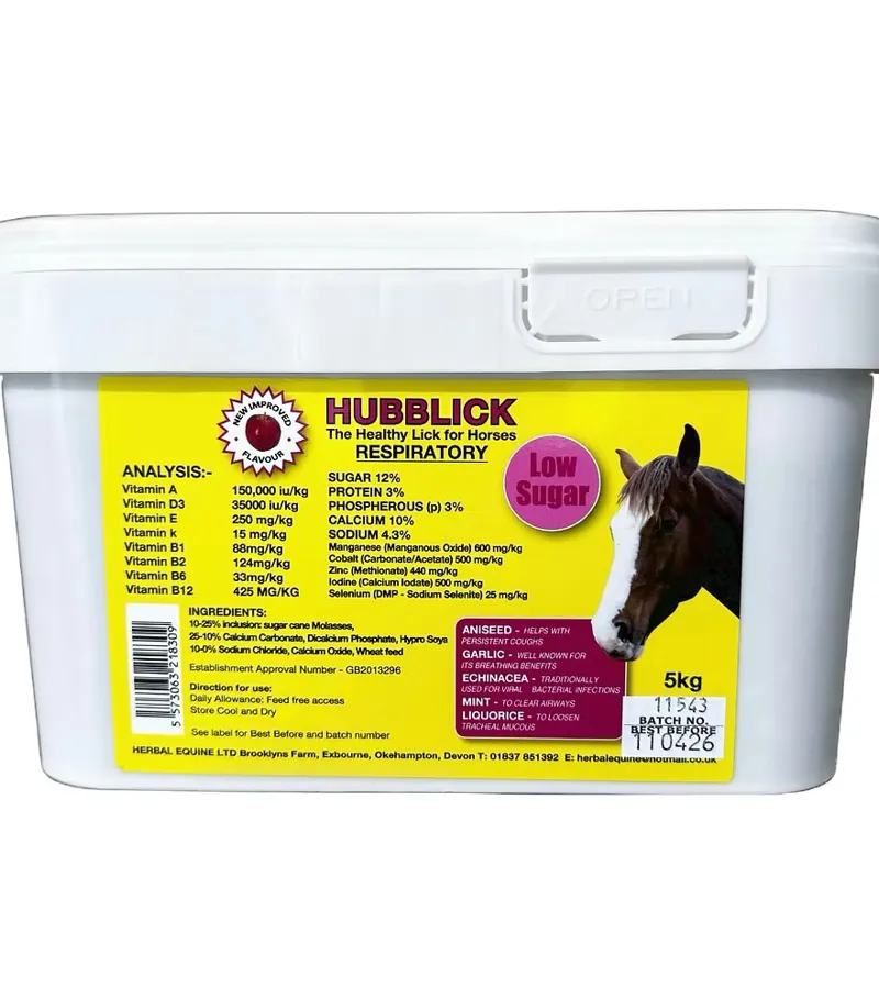 Hubblick Equine Respiratory 5kg