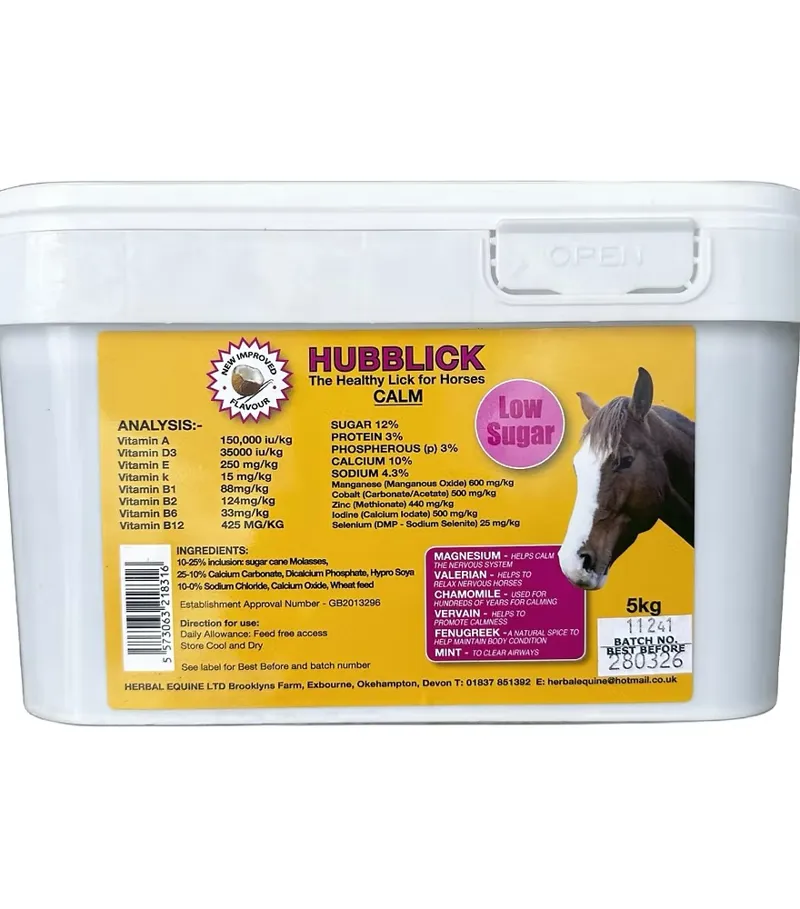 Hubblick Equine Calm 5kg