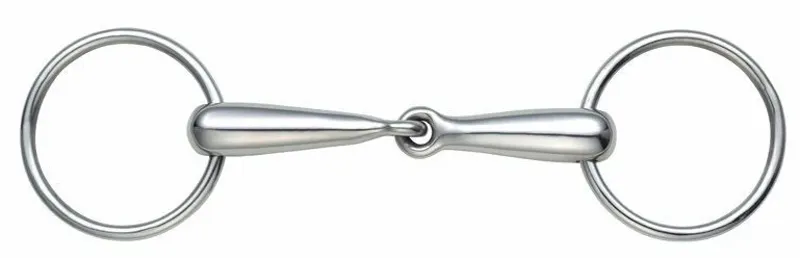 Hollow Mouth Loose Ring Snaffle STAINLESS STEEL