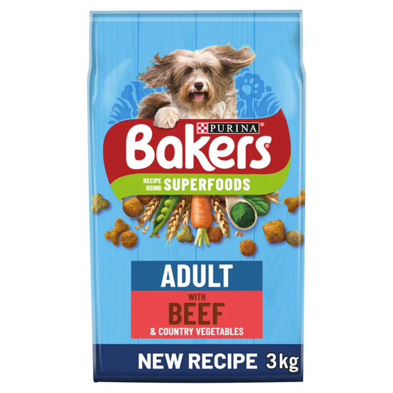 Bakers Complete Beef and Country Veg 3kg