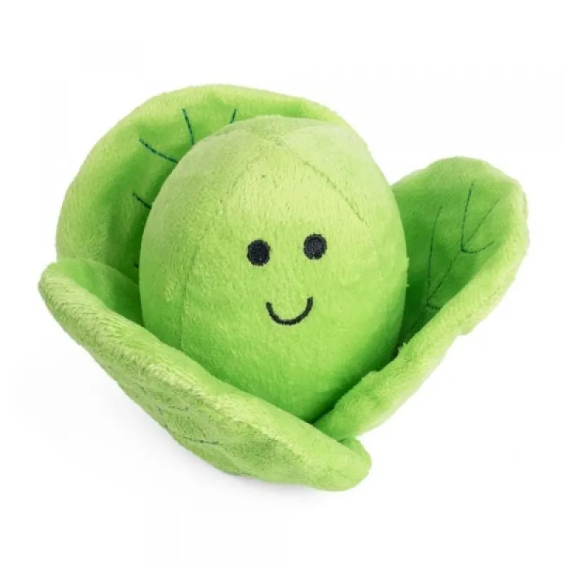 PetFace Foodie Faces Plush Fluffy Sprout Dog Toy