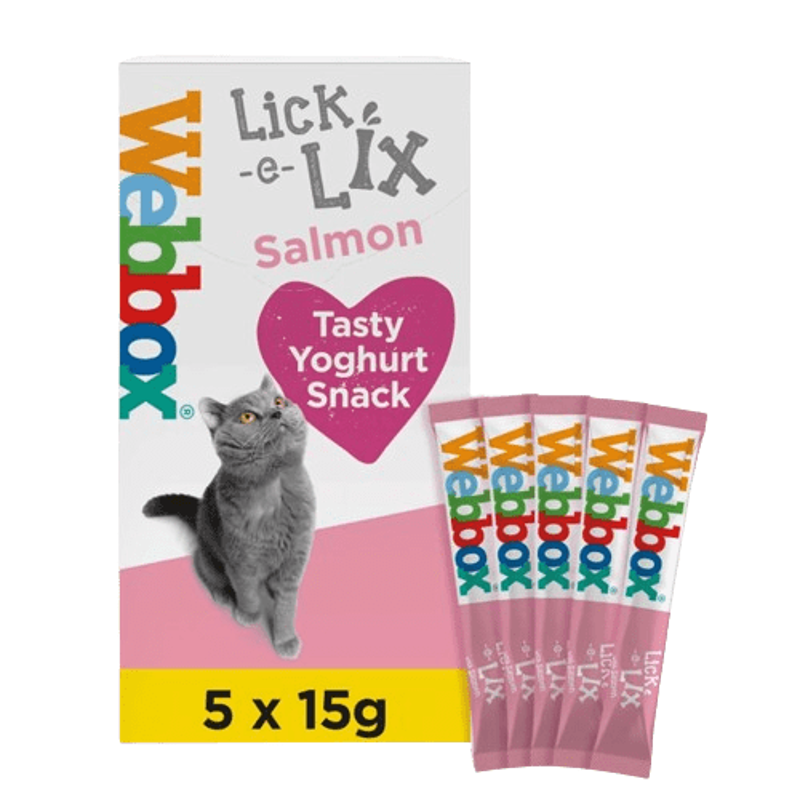 Webbox Cats Delight Lick-e-Lix Salmon 5pk	
