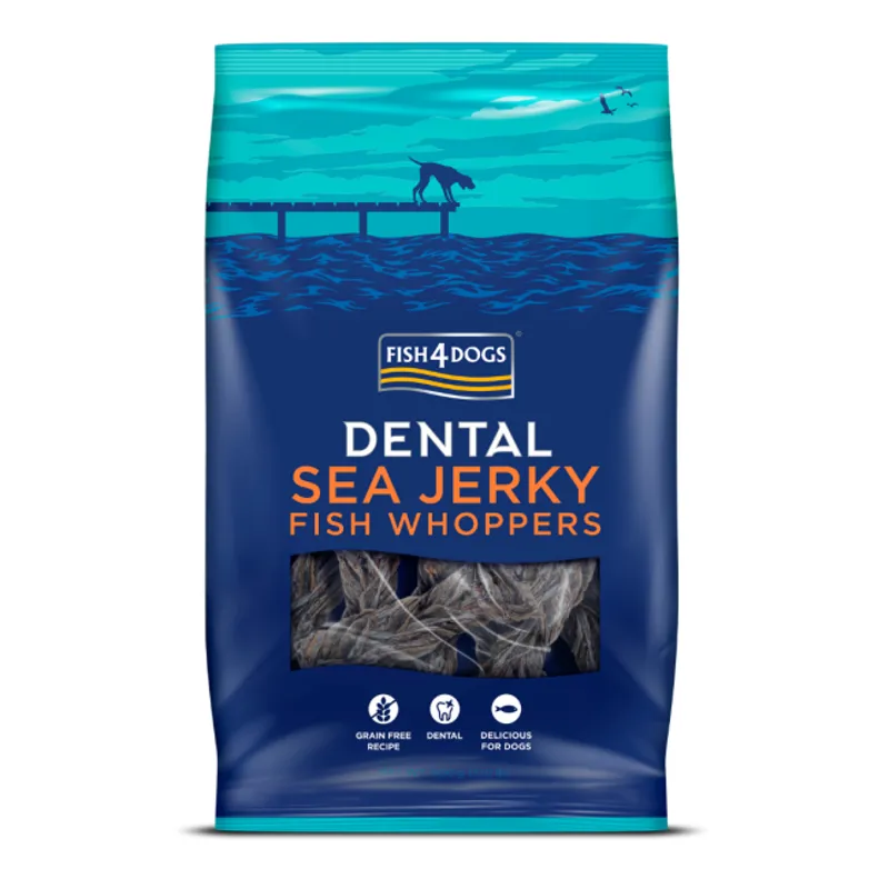 Fish4Dogs Dental Sea Jerky Fish Whoppers 500g