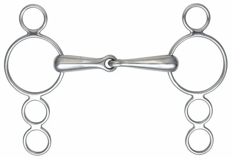 3 Ring Dutch Gag STAINLESS STEEL