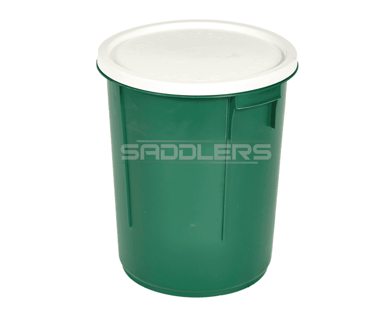 Saddlers 28 Litre Pet Feed Container and Lid Green